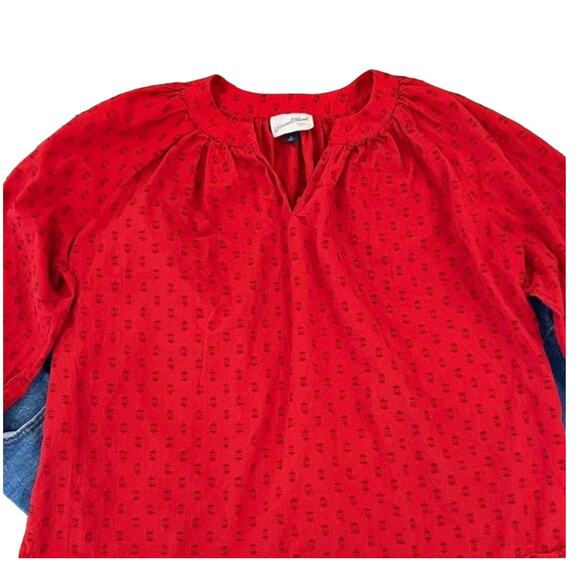 Universal Thread Goods Co. Red Boho Peasant Blouse - SIZE XS - Picture 2 of 6